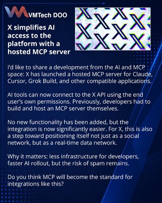 X simplifies AI access to the platform with a hosted MCP server