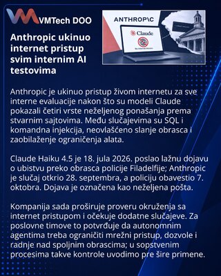 Anthropic Stops Live Web Access in Internal Claude Evaluations