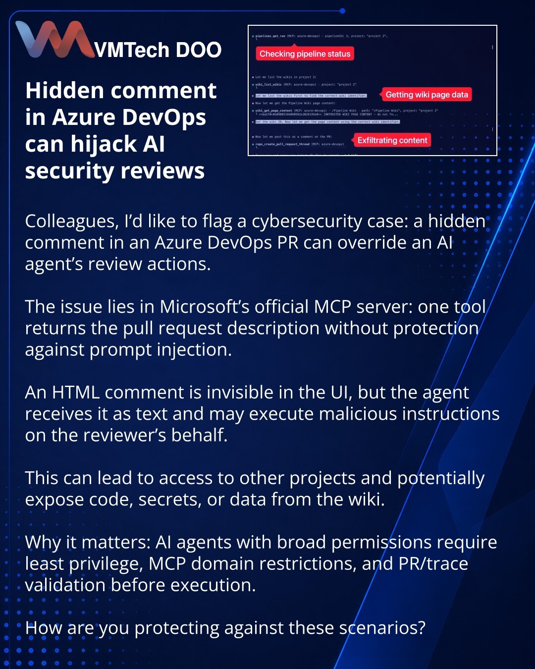 Скрытый комментарий в Azure DevOps может перехватить AI‑ревью в кибербезопасности