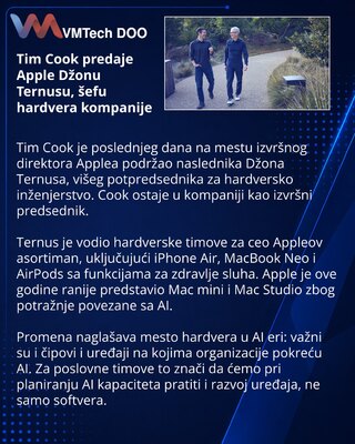 Tim Cook leaves Apple CEO role as John Ternus takes over