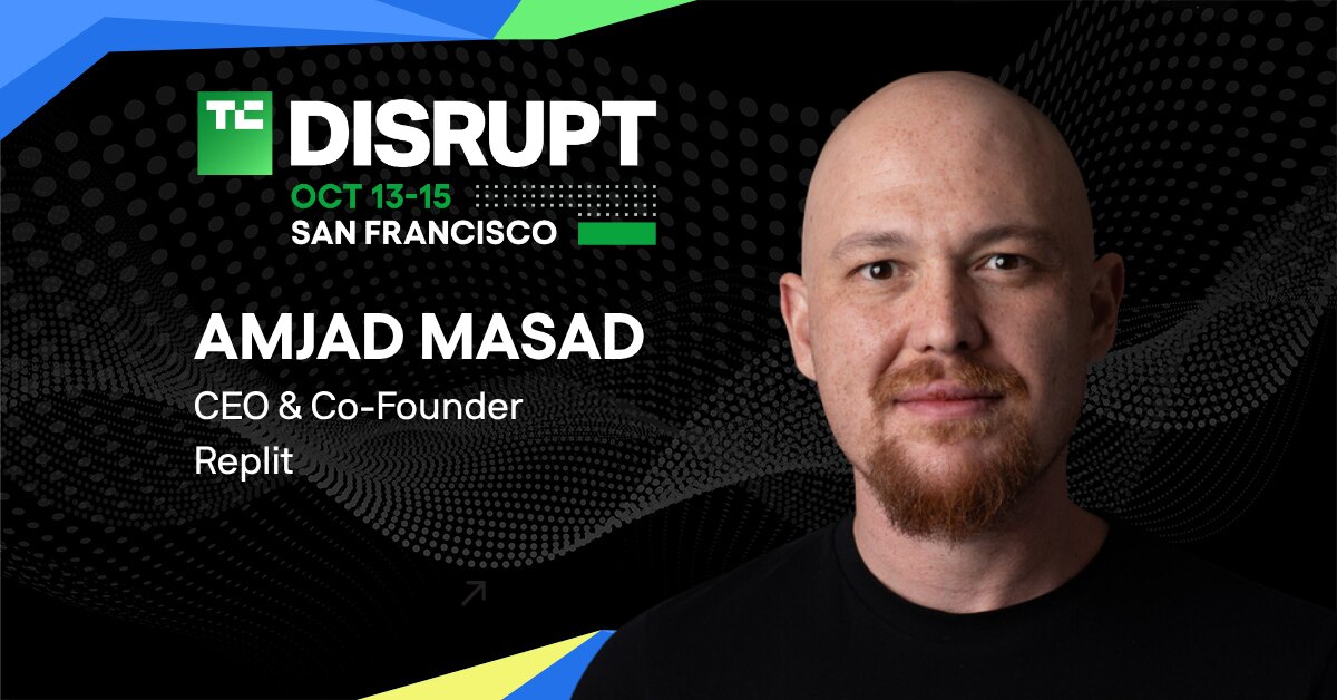 Amjad Masad iz Replita nastupa na TechCrunch Disruptu 2026