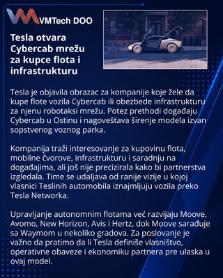 Tesla Seeks Partners for Cybercab Fleets and Robotaxi Infrastructure
