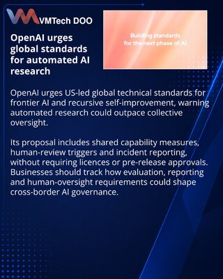 OpenAI предложила США возглавить глобальные стандарты передового ИИ