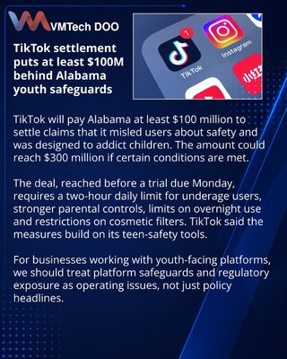 Alabama settlement requires TikTok to add youth-use safeguards