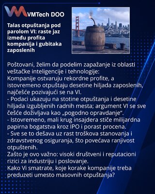 Волна увольнений под маркой ИИ: растет разрыв между прибылью компаний и потерями сотрудников