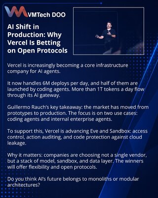 AI Shift in Production: Why Vercel Is Betting on Open Protocols