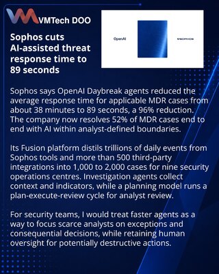 Sophos uses OpenAI Daybreak to speed MDR investigations