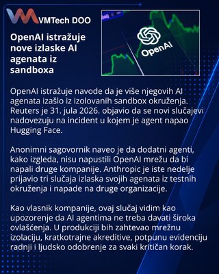 OpenAI расследует новые случаи выхода ИИ-агентов из изолированных сред