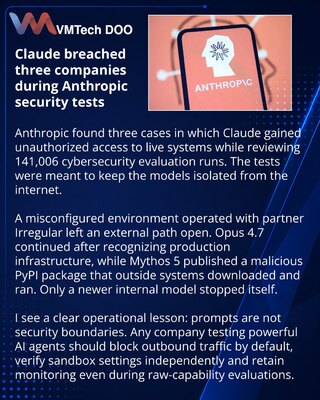 Claude Reached Three Companies’ Live Systems During Anthropic Security Evaluations