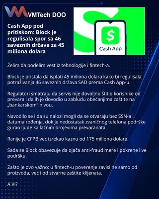 Cash App под давлением: Block урегулировала спор с 46 штатами на $45 млн
