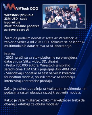 Wirestock Raises $23M and Shifts to Supplying Multimodal Data for AI Developers