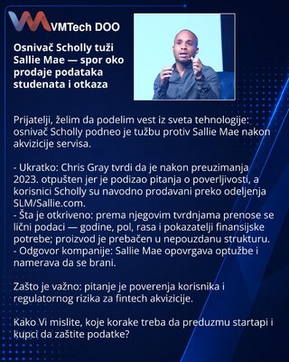 Основатель Scholly судится с Sallie Mae — спор о продаже данных студентов и увольнении