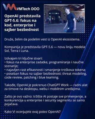 OpenAI представила GPT-5.6: ставка на код, enterprise и кибербезопасность
