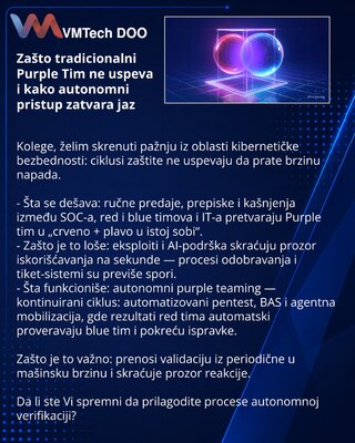 Zašto tradicionalni Purple Tim ne uspeva i kako autonomni pristup zatvara jaz