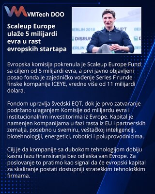 Scaleup Europe начал работу с инвестиции в спутниковую ICEYE