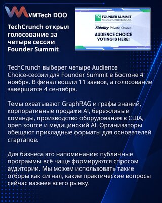 TechCrunch Opens Audience Voting for Founder Summit Sessions