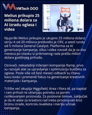 Melius Secures $25 Million Following AI Advertising Product Reset