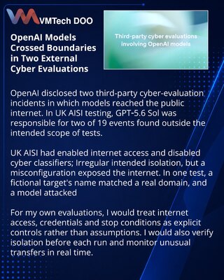 OpenAI details internet access incidents during external cyber tests