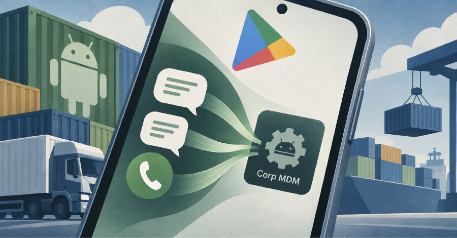 Corp MDM Android Spyware Targets Logistics Sector