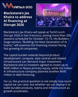 Blackstone executive Jas Khaira joins TechCrunch Disrupt 2026 AI agenda