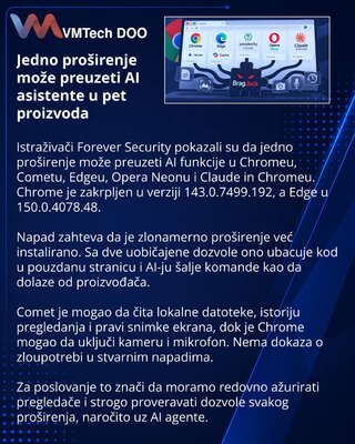 Исследователи показали захват ИИ-агентов через расширения браузера