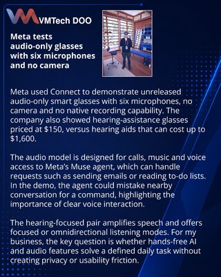 Meta broadens smart glasses lineup with audio-only prototypes