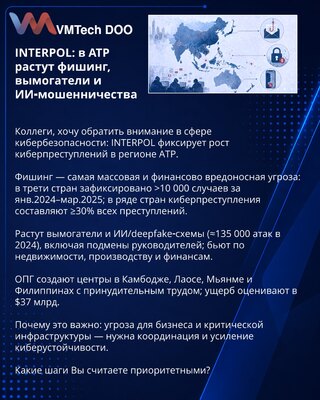 INTERPOL: u APAC rastu fišing, ransomware i AI‑prevare