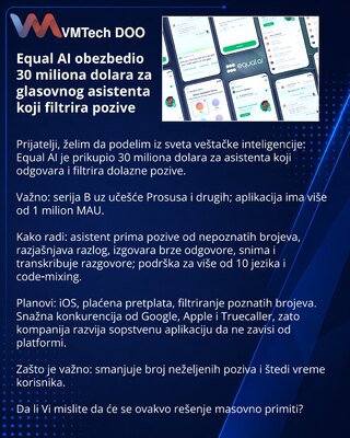 Equal AI получил $30 млн для голосового ассистента, который фильтрует звонки