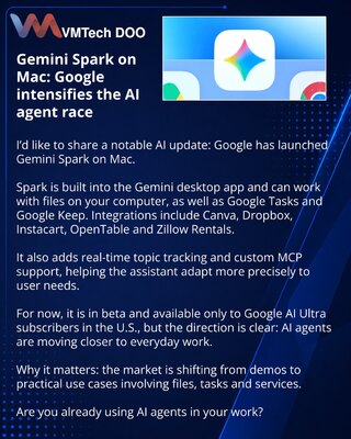 Gemini Spark на Mac: Google усиливает гонку ИИ-агентов