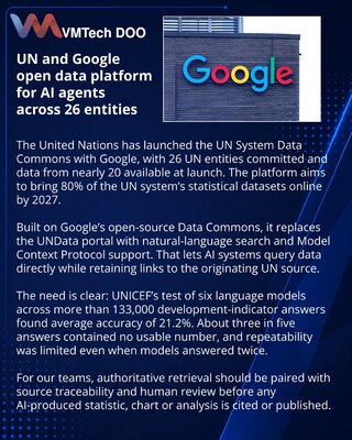 UN and Google launch Data Commons for AI-ready statistics