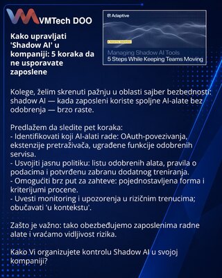 Как управлять 'Shadow AI' в компании: 5 шагов, чтобы не тормозить сотрудников