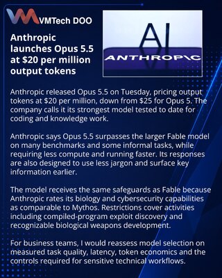 Anthropic launches Opus 5.5 with lower output-token pricing