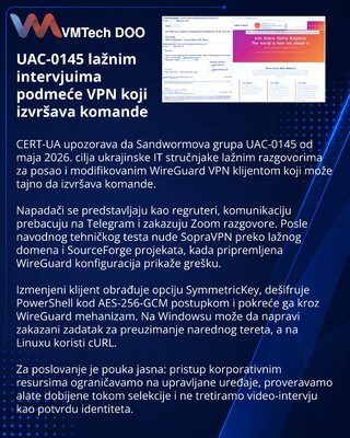 Lažni IT intervjui koriste izmenjeni WireGuard za izvršavanje komandi