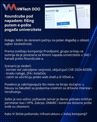 Roundcube под атакой: фишинг через почту бьёт по университетам