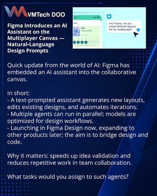 Figma Introduces an AI Assistant on the Multiplayer Canvas — Natural‑Language Design Prompts