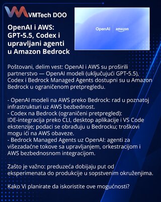 OpenAI и AWS: GPT‑5.5, Codex и управляемые агенты в Amazon Bedrock