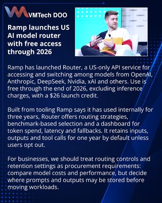 Ramp introduces Router for multi-model AI API access