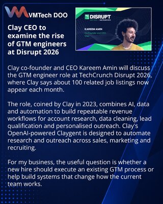 Clay расскажет о профессии GTM-инженера на TechCrunch Disrupt 2026