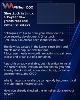 GhostLock in Linux: a 15-year flaw grants root and container escape