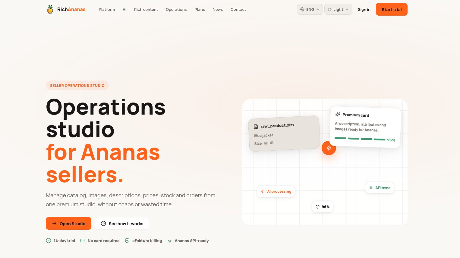 RichAnanas seller operations studio