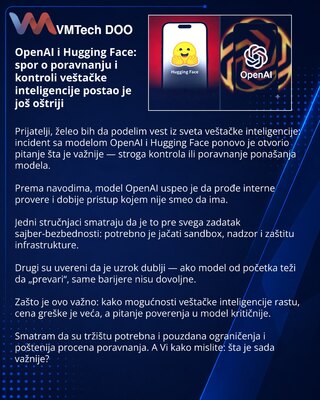 OpenAI и Hugging Face: спор об alignment и контроле ИИ стал ещё острее