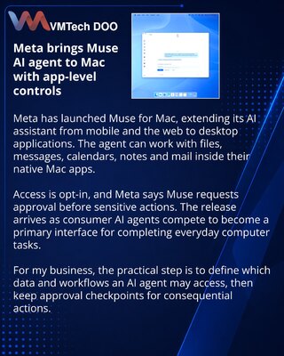 Meta выпустила ИИ-агента Muse для Mac с доступом к приложениям