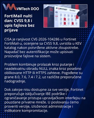FortiMail flaw under attack enables unauthenticated file writes