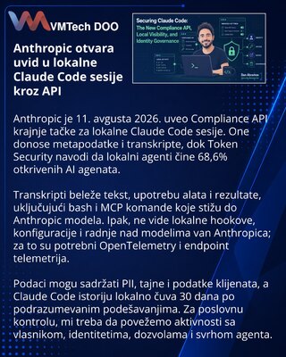 Anthropic expands compliance visibility for local Claude Code sessions
