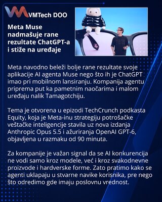Meta развивает ИИ-агента Muse и готовит носимое устройство