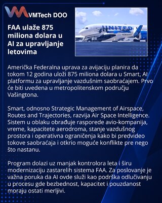 FAA plans $875m Smart AI platform for air traffic operations