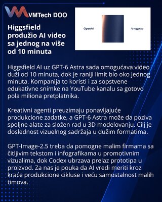 Higgsfield расширил генерацию ИИ-видео до роликов свыше 10 минут