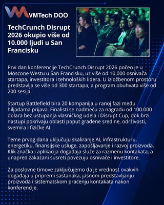 TechCrunch Disrupt 2026 opens with 10,000 attendees in San Francisco