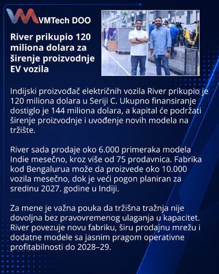 River secures $120 million to expand electric two-wheeler manufacturing