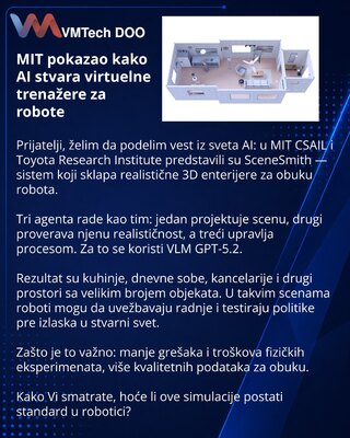 MIT показал, как ИИ создаёт виртуальные тренажёры для роботов
